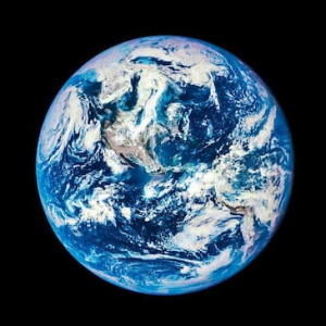 Earth viewed from space highlighting our place in the universe