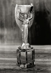 The original Jules Rimet Trophy in FIFA World Cup history